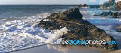 Wategos Beach In Byron Bay Stock Photo