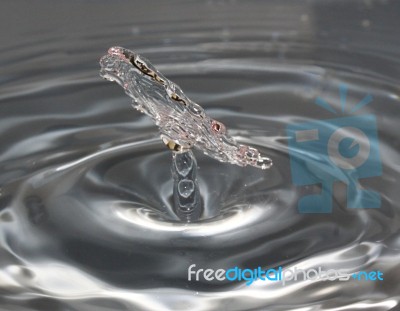 Water Collision Stock Photo