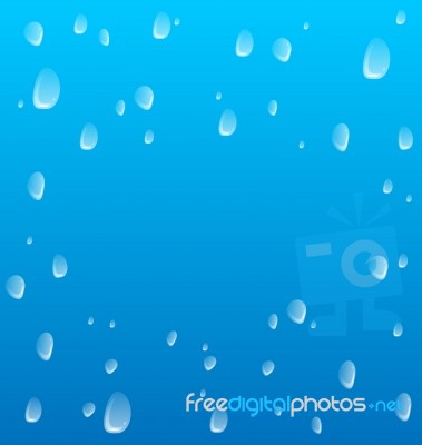 Water Drops  Background Stock Image