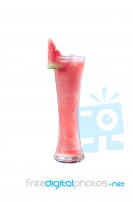 Water Melon Smoothie Stock Photo