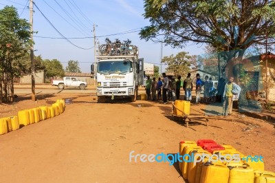 Water Supply In Ethiopia Stock Photo