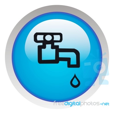 Water Tap  Icon Stock Image