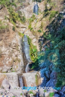 Waterfalls In The Highlands Of Guatemala Stock Photo