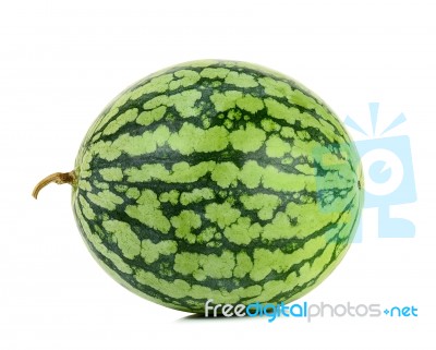 Watermelon Isolated On The White Background Stock Photo