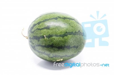 Watermelon White Background Stock Photo