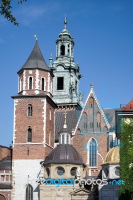Wawel Cathedral In Krakow Poland Stock Photo
