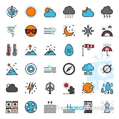 Weather Forecast Stock Image