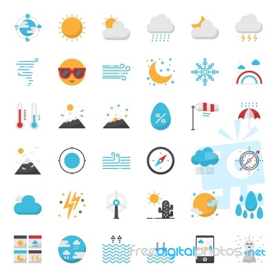 Weather Forecast Stock Image
