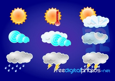 Weather Icon Stock Image
