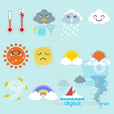 Weather Icon Stock Image