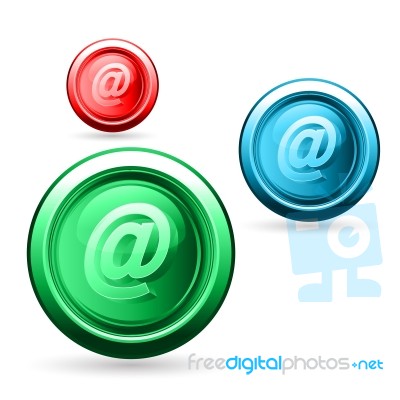 Web Buttons Stock Image