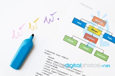Website Success Stock Photo