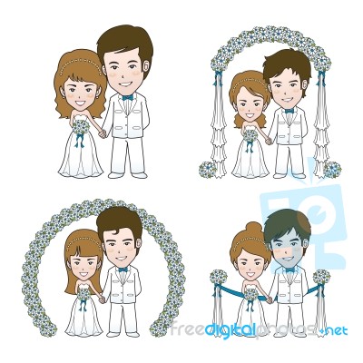 Wedding Illustration Stock Image