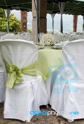 Wedding Table Stock Photo