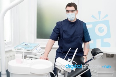 Welcome To Our Dental Clinic Stock Photo