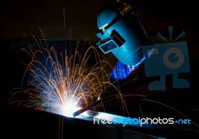 Welder Stock Photo