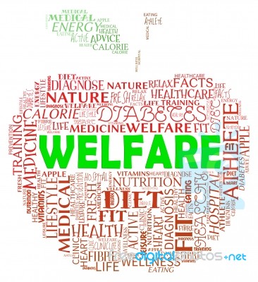 Welfare Apple Means Health Check And Care Stock Image Welfare Apple Means Health Check And Care Stock Image