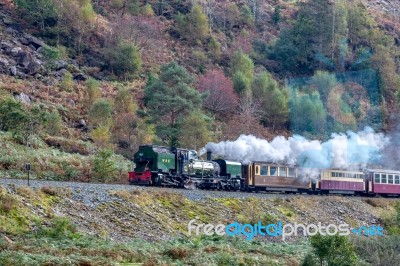 Welsh Highland Railway Stock Photo