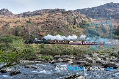 Welsh Highland Railway Stock Photo