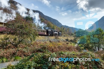 Welsh Highland Railway Stock Photo