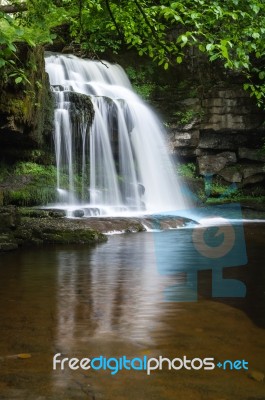 West Burton Or Couldron Falls Stock Photo