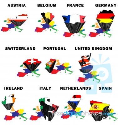 Western Europe Stock Image