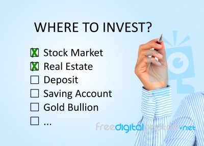 Where To Invest Concept Stock Photo