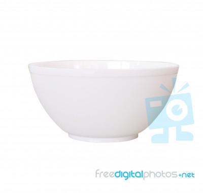 White Bowl Stock Photo