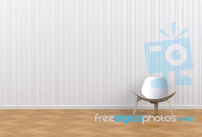 White Chair In A White Room Stock Image White Chair In A White Room Stock Image