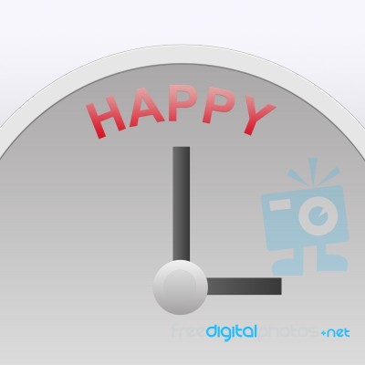 White Clock Stock Image White Clock Stock Image