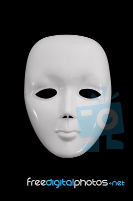 White Mask Stock Photo