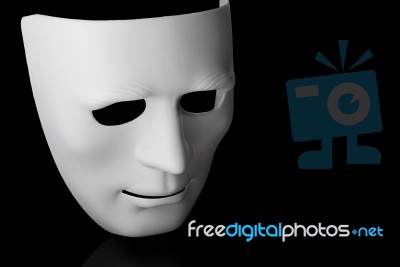 White Mask Stock Photo