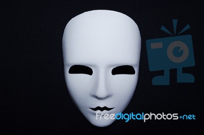White Mask  Stock Photo