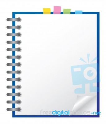 White Note Pad  Stock Image