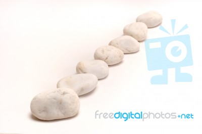 White Stones Stock Photo