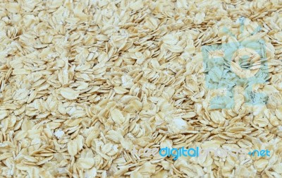 Whole Granola Grains In A Tray Stock Photo