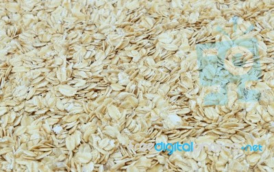Whole Granola Grains In A Tray Stock Photo