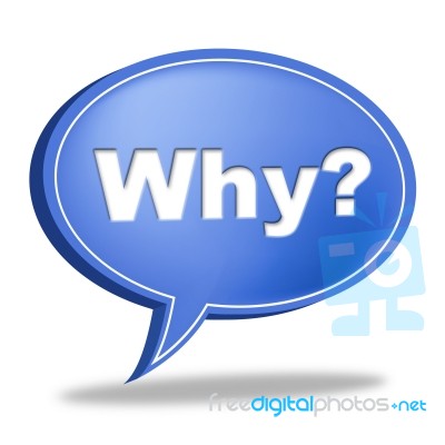 Why Question Represents Frequently Asked Questions And Answer Stock Image