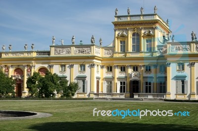 Wilanow Palace In Warsaw Poland Stock Photo