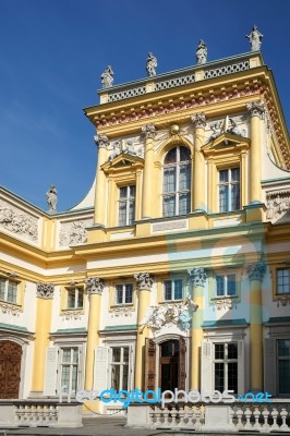 Wilanow Palace In Warsaw Poland Stock Photo