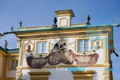 Wilanow Palace In Warsaw Poland Stock Photo