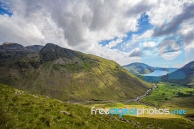 Wild Mountains In The Lake District Stock Photo