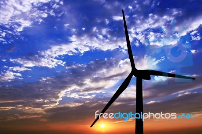 Wind Turbine Stock Photo