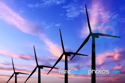 Wind Turbine Stock Photo