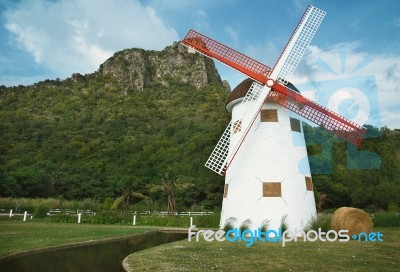 Windmill Stock Photo