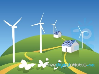 Windmill Stock Image
