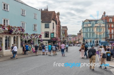 Windsor, Maidenhead & Windsor/uk - July 22 : People Sightseeing Stock Photo