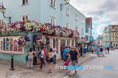 Windsor, Maidenhead & Windsor/uk - July 22 : People Sightseeing Stock Photo