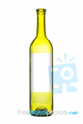 Wine Bottle Isolated On White Stock Photo Wine Bottle Isolated On White Stock Photo