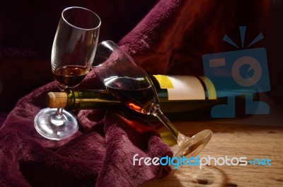 Wine Dring Stock Photo